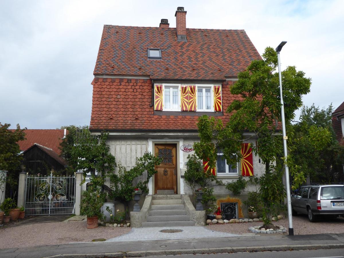 Pension Zur Rose Weil am Rhein Exterior foto